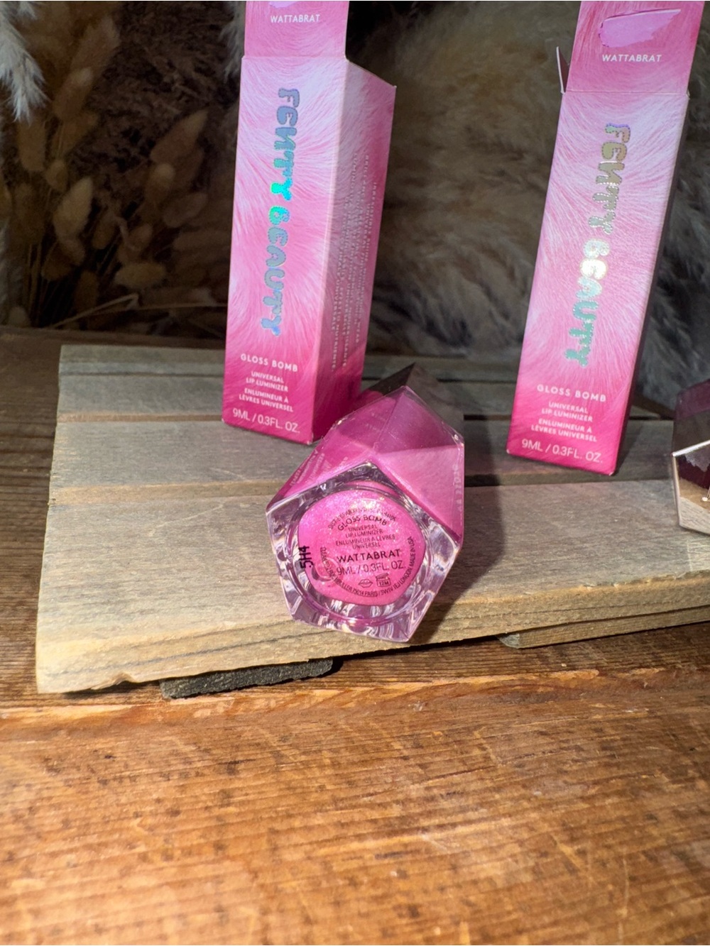 Fenty Beauty Gloss Bomb Lip Luminizer Whattabrat SOLD OUT LIMITED EDITION - Picture 3 of 8